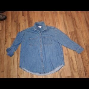 Old Navy Denim Boyfriend Shirt